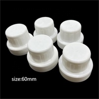 Bouchon à vis en plastique PP fileté pour contenants cosmétiques avec joint hermétique et matériau durable