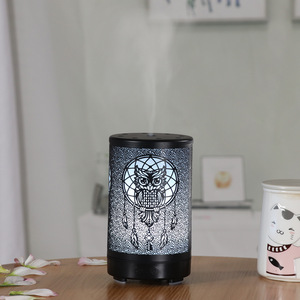 Diffuseur d'arômes Owl 100 ml, humidificateur de bureau avec lumière LED pour usage domestique et commercial - Product Image 4