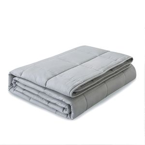 Meilleures ventes : Couverture lestée <span class=keywords><strong>anti</strong></span>-anxiété de 15 lb avec billes de verre, apaisante, rafraîchissante, respirante, lavable, sensorielle - Product Image 1