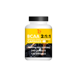 Capsules de BCAA à prix de gros pour la croissance musculaire et l'énergie – Complément sportif à chaîne ramifiée - Product Image 1