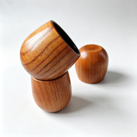 Tasse en bois de jujube pour boire de l'eau et déguster du thé, tasse à thé en bois pour la maison, le bureau, la présentation et les cadeaux