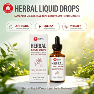 Gouttes liquides à base de plantes OEM pour drainage lymphatique 60ml – Extraits végétaux pour l'énergie et la vitalité des adultes – Marque privée - Product Image 1