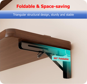 Wall-Mounted <strong>Folding</strong> <strong>Table</strong> Space-Saving Desk Foldable <strong>Coffee</strong> <strong>Table</strong> for Home Office Study Balcony Kitchen Multi-Function <strong>Table</strong> - Product Image 6