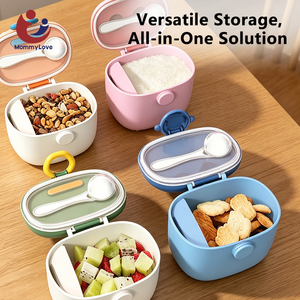 Dispensador de Leche en Polvo Portátil Personalizado con <span class=keywords><strong>Cuchara</strong></span> <span class=keywords><strong>para</strong></span> Niños, Contenedor <span class=keywords><strong>para</strong></span> Almacenar Alimentos <span class=keywords><strong>para</strong></span> Viajes, 400 500 ml - Product Image 5