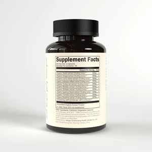 Cápsulas de Extrato de Cogumelo Orgânico 6 em 1 de Marca Privada, Suplemento em Pó de <span class=keywords><strong>Reishi</strong></span>, Mane de Leão, <span class=keywords><strong>Cordyceps</strong></span> e Chaga - Product Image 3