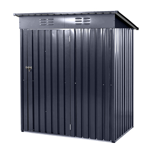 10x8 FT Pent Roof Bicycle Storage Shed avec gouttière et système de verrouillage - Product Image 3