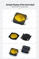 Interrupteur tactile à film mince 3*3*0.8MM, petit interrupteur SMD à quatre bornes, interrupteur ultra-fin pour écouteurs