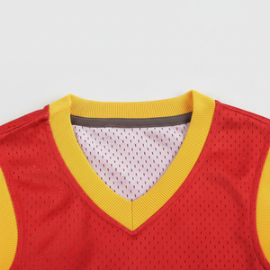 Camiseta Deportiva de Baloncesto de Malla para Hombre, Cuello en V, Estilo Hip Hop, Camiseta sin Mangas para Fanáticos - Product Image 4