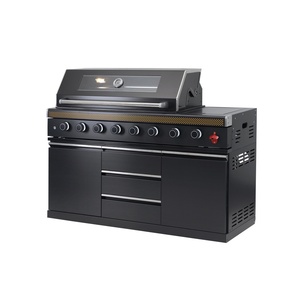 <span class=keywords><strong>Asador</strong></span> de Gas Moderno Premium <span class=keywords><strong>para</strong></span> Exteriores de Acero Inoxidable con Rostizador <span class=keywords><strong>para</strong></span> Cerdo/Agno, Ideal <span class=keywords><strong>para</strong></span> Fiestas en Zonas de Aficionados al Fútbol - Product Image 2