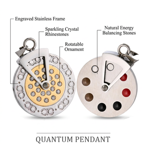 Collares de Cristal con Energía Cuántica para Mujer, Joyería de Moda, Dijes de Acero Inoxidable de Alta Calidad, Precio del Colgante de Energía Escalar - Product Image 3