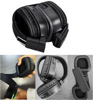 Headphone Silent Disco 3 Saluran RF890 Pabrik, Logo Kustom Gratis untuk Pesta Senyap, Bioskop Senyap, Konferensi Senyap, Kebugaran, Yoga