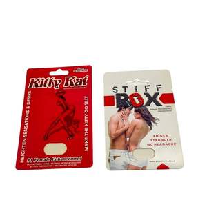 Steife Rox <span class=keywords><strong>Male</strong></span> Enhancement Pill Verpackungs boxen und Hammer Stroke Blister karten Box Capsule Blister Verpackung - Product Image 3