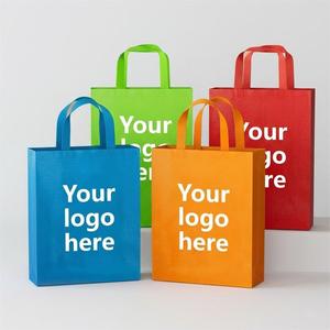 Bolsa de Compras Reutilizable Ecológica con Logotipo Personalizado, Bolsa de Tela No Tejida Reciclable para Supermercados y Promoción Comercial - Product Image 1