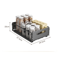 Petit support organisateur sous évier multi-usages coulissant armoire panier organisateur tiroir pour la maison cuisine étagère à épices organisateur