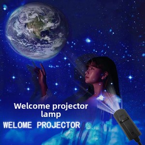 Lampada di Proiezione Stellare, Lampada di Proiezione Lunare, Luce di Benvenuto con Logo Luna, Luce Notturna per Camera da Letto, Luce di Sfondo Celebrità, Lampada Tramonto - Product Image 3