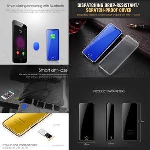 Ulcool V66 +, 1.54 inch, MTK6261D, hỗ trợ FM, Chống mất, GSM, Sim kép - Product Image 4