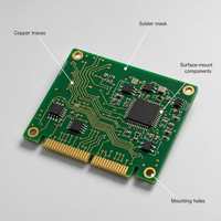 Personnalisation d'usine OEM BYD pour l'électronique : Prototypage de cartes mères PCBA en cuivre de 2 OZ d'épaisseur et assemblage de circuits imprimés