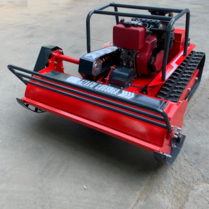 Cortadora de Césped Robótica de 800mm y 1000mm con Control Remoto, Cuchilla de Martillo, <span class=keywords><strong>Desbrozadora</strong></span> de Orugas para Jardín, Campo de Golf y Granja - ¡Venta Caliente! - Product Image 1