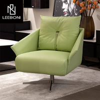 Mobilier moderne personnalisé en usine Tissu velours Fauteuil de loisirs pour hôtel Fauteuil canapé simple Chaise pour salon