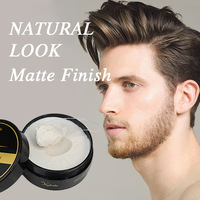 Argile coiffante mate haute tenue pour hommes, pâte coiffante blanche pour barbier et salon