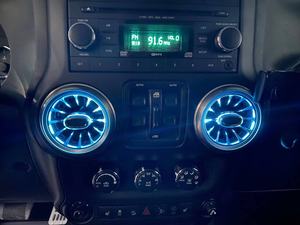 Salida de aire acondicionado para <span class=keywords><strong>Jeep</strong></span> Wrangler JK 2011 +, luz LED de Ambiente, accesorios 4x4 - Product Image 3