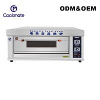 Four à pâtisserie électrique numérique Cookmate avec contrôle précis de la température et minuterie intégrée, usage commercial, haute puissance 3,5-6 kW