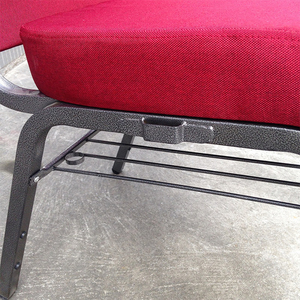 Wholesale Cheap Modern Stackable Metal Theater Church Hall Chair with Fireproof Foam - Product Image 4