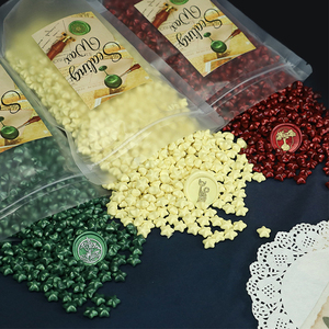 Perles de cire à cacheter dorées de 1kg pour timbre de sceau de cire de forme spéciale décorative - Product Image 2