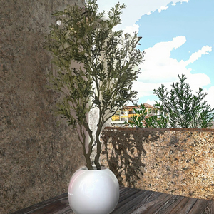 Árbol de Olivo Artificial LONGSTAR Realista y Duradero de 120-210 cm, en Maceta de Plástico, para Interiores/Exteriores, Aspecto Natural, Alta Simulación, Planta Artificial - Product Image 1