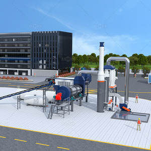 Planta Mezcladora de Asfalto Caliente Rotatoria con Secador de Tambor Móvil de 40 Toneladas - Product Image 1