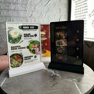 Fournitures de restaurant A4 boîte à lumière de bureau Design de mode <span class=keywords><strong>panneau</strong></span> de menu <span class=keywords><strong>panneau</strong></span> publicitaire Led <span class=keywords><strong>personnalisé</strong></span> - Product Image 1