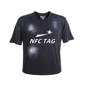 T-shirts pour hommes à manches courtes imprimés vintage, de haute qualité, épais, prix d'usine pour le dropshipping - Product Image 1