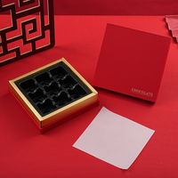 Haute qualité nouveau 4/9 compartiments nouvel an saint valentin à la main chocolat bricolage emballage boîte Hardpack cadeau boîte vide