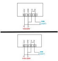 Mini régulateur de température numérique W3230 12V 24V 220V, thermostat, régulateur de chauffage et de refroidissement, thermorégulateur avec capteur