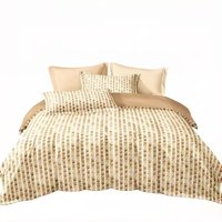 Parure de lit vintage en microfibre à imprimé floral miniature, housse de couette en polyester séparée disponible, linge de lit doux pour la chambre à coucher