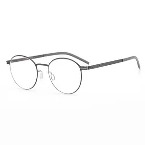 Optical glasses frame without screws similar to IC latest design glasses frame ultra-light men's and women's myopia glasses