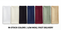 Serviettes de table en satin de coton violettes 20 x 20 pouces, lavables, couleurs personnalisées pour hôtels et restaurants, vente en gros