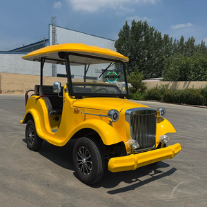 Voiture de <span class=keywords><strong>golf</strong></span> électrique de haute qualité fabriquée en Chine, 3 rangées, 8 places, bus touristique rétro, mariage, hôtel, voiture classique fermée - Product Image 5