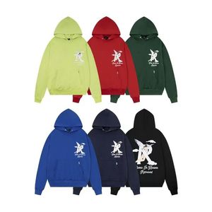 Nueva Sudadera con Capucha Holgada Estampada Angel R-Word High Street para Hombre y Mujer, Estilo Pareja REP - Product Image 1