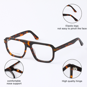 Óculos de Grau Unissex Vintage com Armação Óptica de Acetato e Bloqueio de Luz Azul - Product Image 3