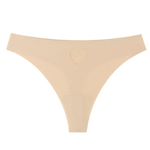 <span class=keywords><strong>Slip</strong></span> Donna Senza Cuciture con Logo Personalizzato, Asciugatura Rapida, in Seta Ghiaccio, Senza Tracce, Taglio Alto, <span class=keywords><strong>Brasiliana</strong></span> Attraente, Intimo Femminile - Product Image 5