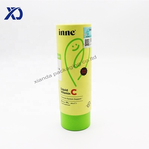 กล่องบรรจุภัณฑ์กระดาษแข็งแบบรีไซเคิลได้สำหรับกาแฟลูกอมหลอดกลมพร้อมฟองน้ำซับลายนูนการจัดการพิมพ์ - Product Image 5