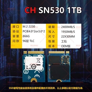 Solid State Drive Desktop M.2 2230 Solid State Drive CH SN530-2230-1TB Mendukung Konsol Game XBOS - Product Image 2