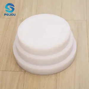 Hojas de plástico de alta densidad HDPE no tóxico y oler tablas de cortar de tamaño personalizado blanco