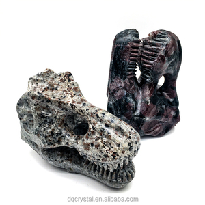 All'ingrosso naturale Yooperlite dinosauro <span class=keywords><strong>teschio</strong></span> fatto a mano cristallo UV <span class=keywords><strong>teschio</strong></span> granato artigianato teschi per la decorazione e la vendita - Product Image 4