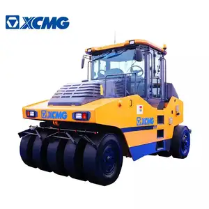 XCMG टिकाऊ 26 टन रोड रोलर XP263 Xp263K डामर के लिए इस्तेमाल किया टायर रोलर
