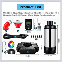 Luz LED Sumergible para Piscina, Fuente, Paisaje, con Control DMX, RGB, de Alta Potencia, Acero Inoxidable, Resistente al Agua IP68, Regulable