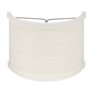 <span class=keywords><strong>Paralume</strong></span> a Clip Bianco per Applique da Parete, <span class=keywords><strong>Paralume</strong></span> in Tessuto Semi-Lino per Lampadario, <span class=keywords><strong>Coprilampada</strong></span> per Lampada Notturna - Product Image 1