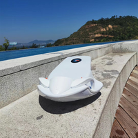 NTOPSUN NTS-F2 Mini Planche de Surf Électrique ABS - Scooter Aquatique Intelligent Portable avec Longue Autonomie pour les Eaux Océaniques