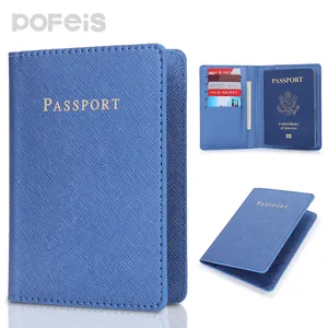 Porte Passeport Housse Protège Passeports Cuir Pochette étui pour Passeport  Voyage Protection Housse de Passeport (gros